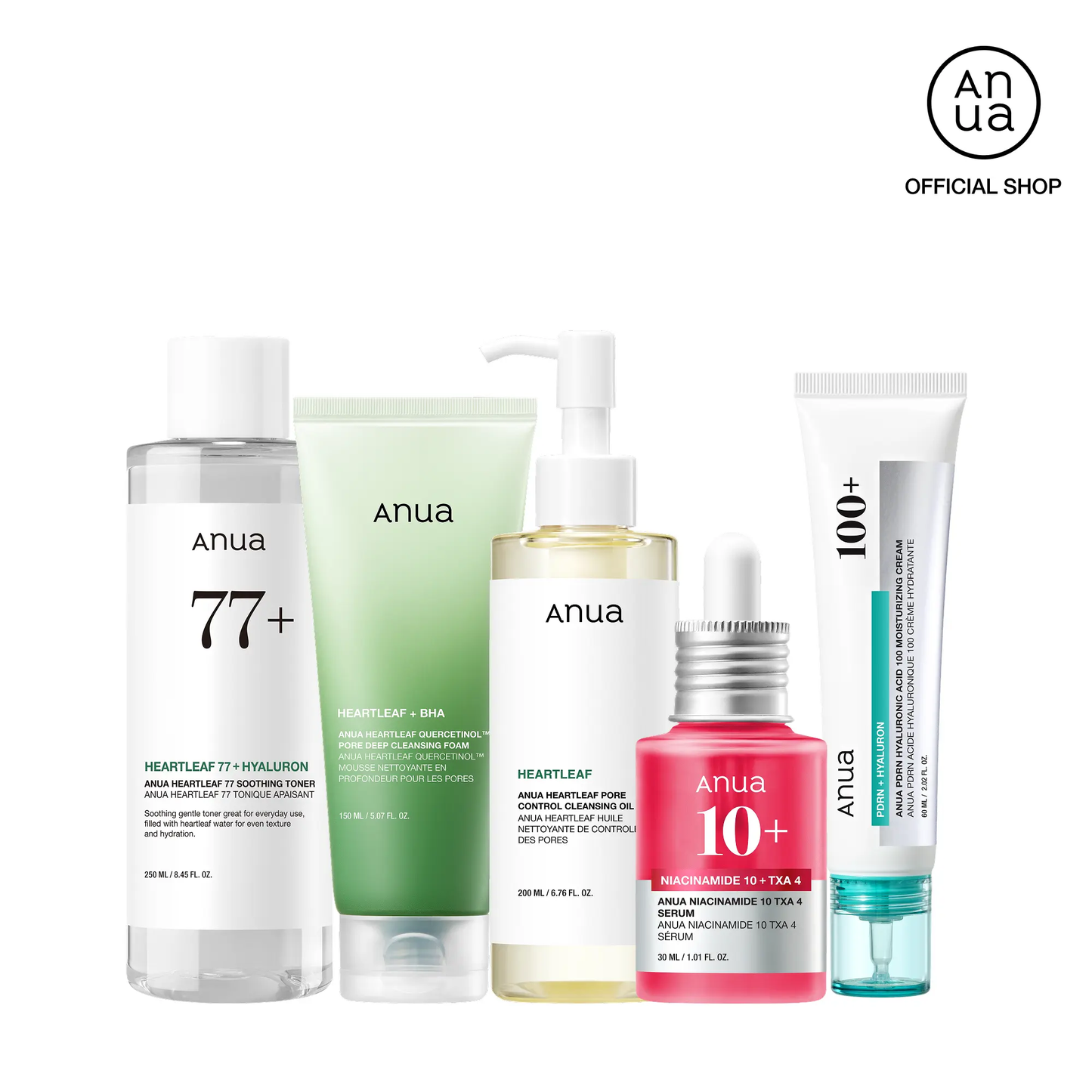 Viral Glass Skin Bundle | PDRN Cream, Niacinamide Serum & Korean Skincare Essentials