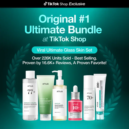Viral Glass Skin Bundle | PDRN Cream, Niacinamide Serum & Korean Skincare Essentials