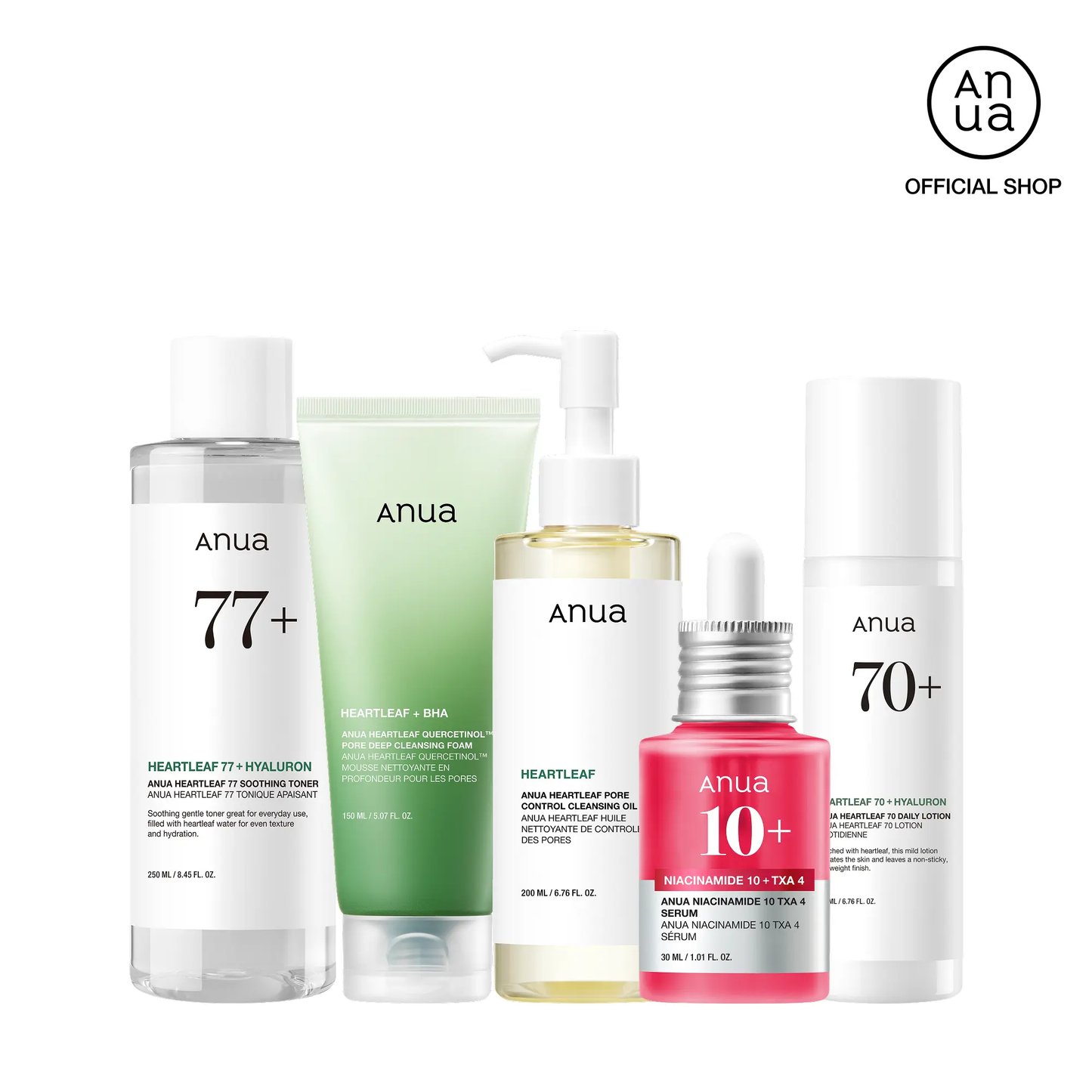 Viral Glass Skin Bundle | PDRN Cream, Niacinamide Serum & Korean Skincare Essentials