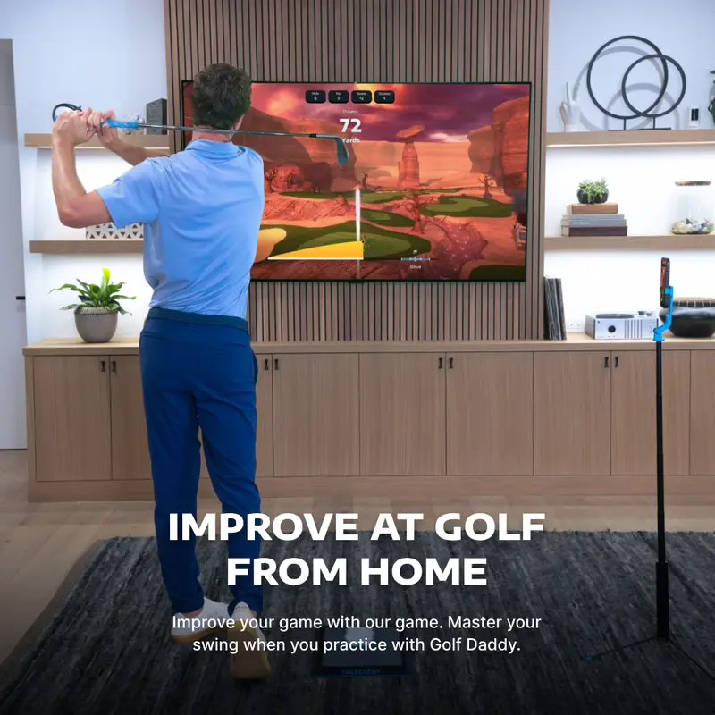 Golf at Home, No-Ball Golf Simulator, Precise Ball-Free Play, Golf Anywhere Anytime