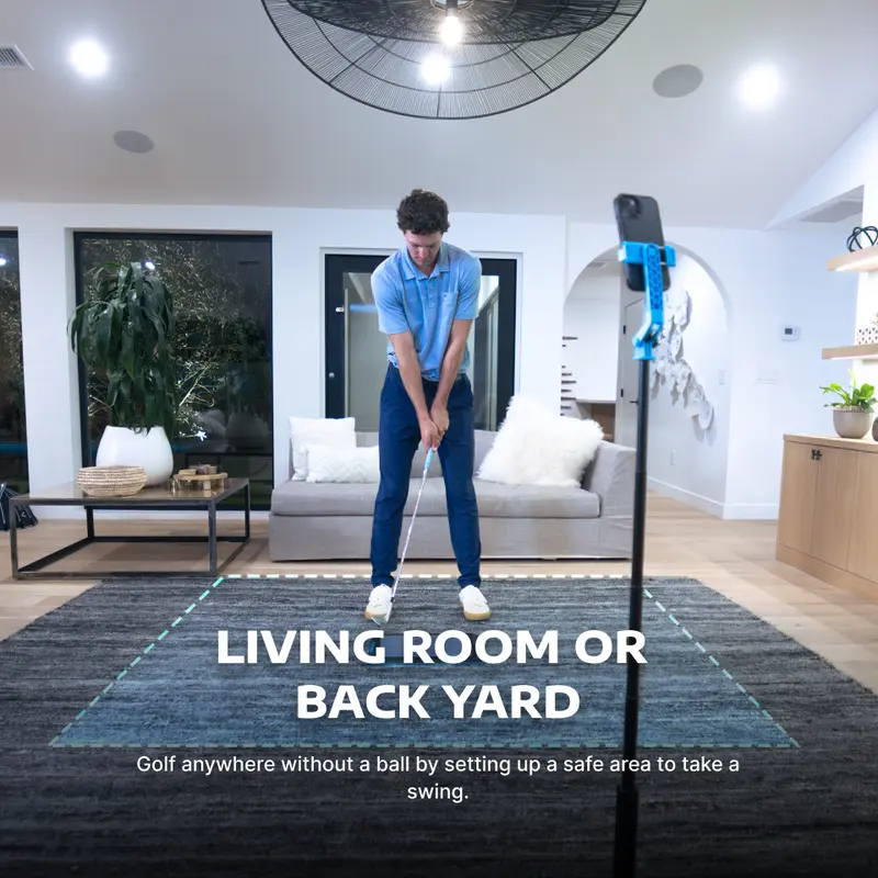 Golf at Home, No-Ball Golf Simulator, Precise Ball-Free Play, Golf Anywhere Anytime