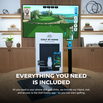 Golf at Home, No-Ball Golf Simulator, Precise Ball-Free Play, Golf Anywhere Anytime