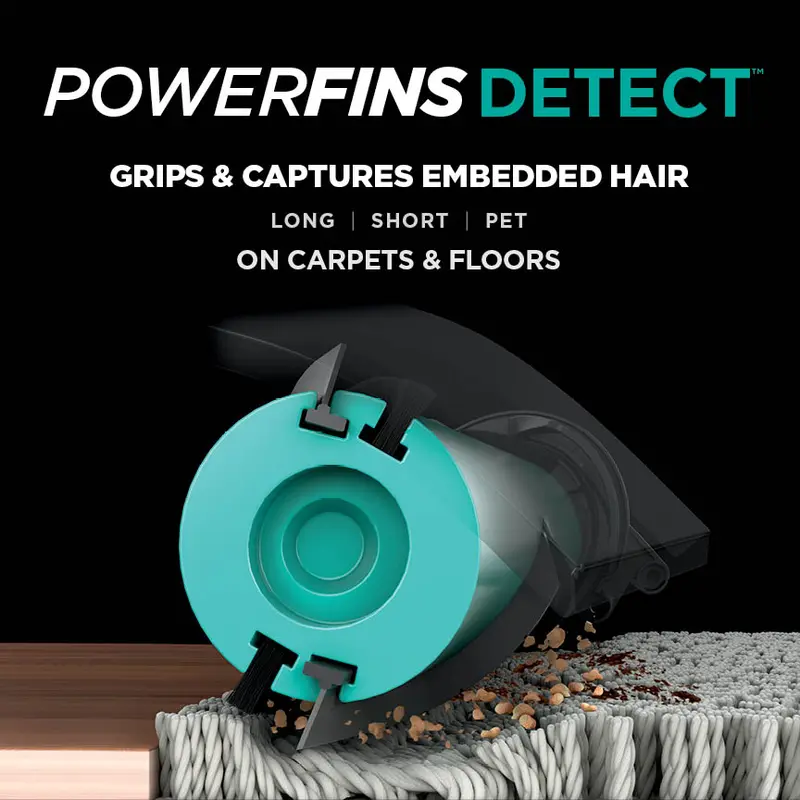 Detect Ultralight Corded Stick Vacuum, Direction Detect, Self-Cleaning Brushroll